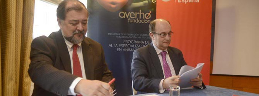 La Fundación Averhó y Vodafone reactivan su apuesta de formar a discapacitados