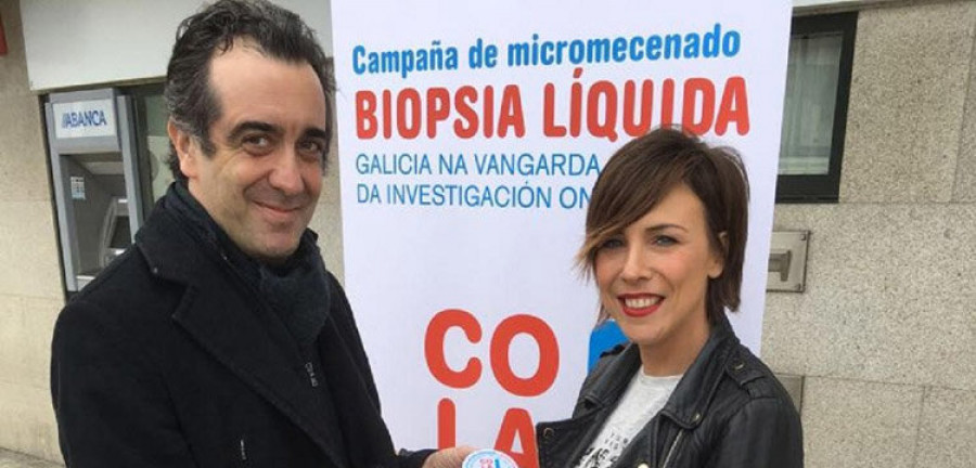 CAMBRE - La gaiteira Susana Seivane se suma a la campaña para el estudio de la biopsia líquida