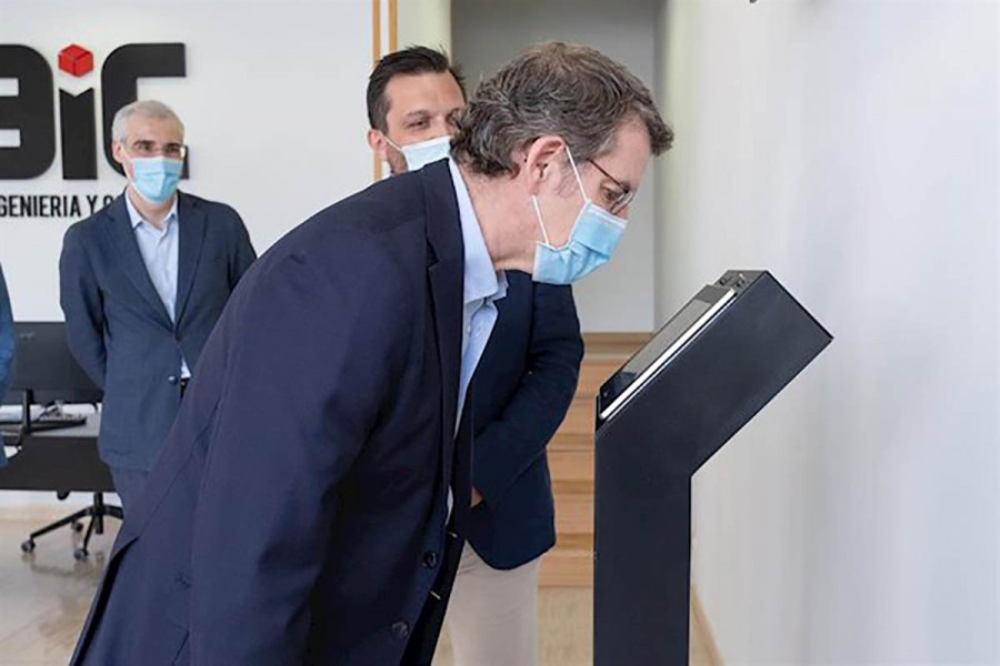 Una empresa de Bergondo desarrolla un sistema de control de acceso basado en la medición de la temperatura