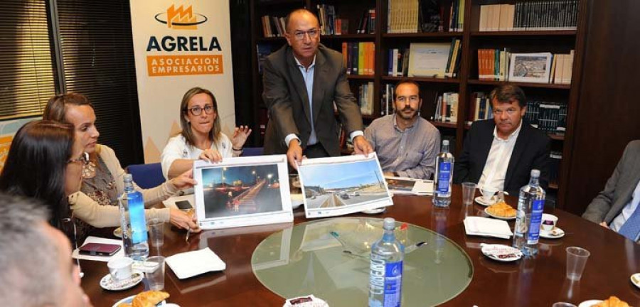 El proyecto definitivo de la pasarela de Baños de Arteixo incluye una pequeña senda peatonal