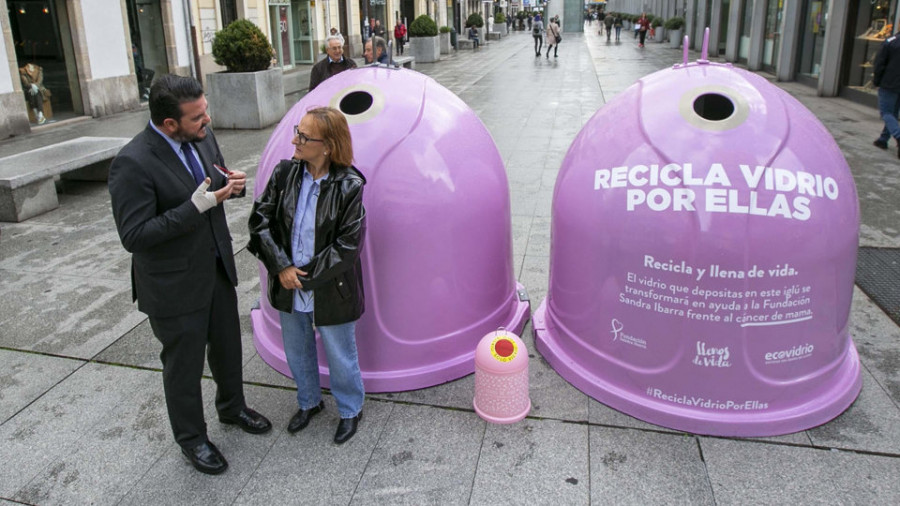 A Coruña se une al rosa con motivo del Día Mundial del Cáncer de Mama