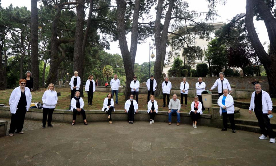 El grupo de teatro de Afundación se reencuentra en  su primer ensayo