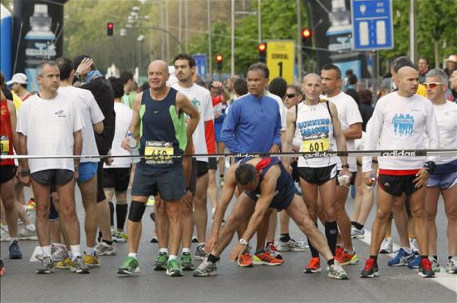 Unos 20.000 Corredores participan en la Maratón de Madrid