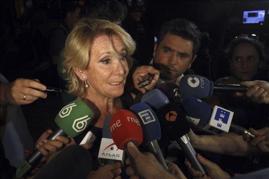 Esperanza Aguirre declara mañana como imputada por su incidente de trafico