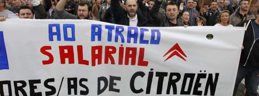 Miles de personas protestan en Vigo contra el “atraco” salarial de Citroen