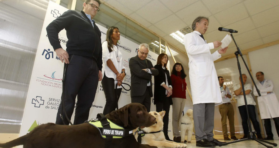 La terapia con perros del Materno aspira al premio “Hospital Optimista”