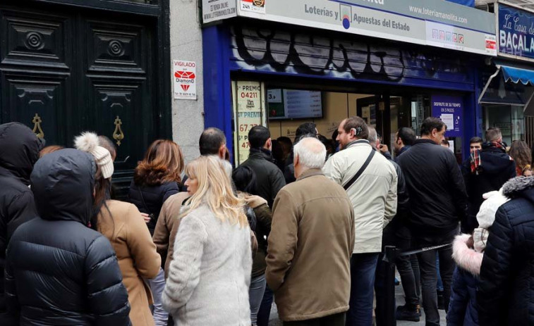 Los gallegos gastarán 71 euros de media en la Lotería de Navidad