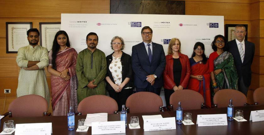 La Cátedra Inditex trae a alumnos de Bangladesh a la Universidad