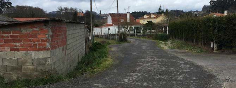 Sada pedirá una subvención para mejorar el camino de A Lagoa  en la parroquia de Mondego