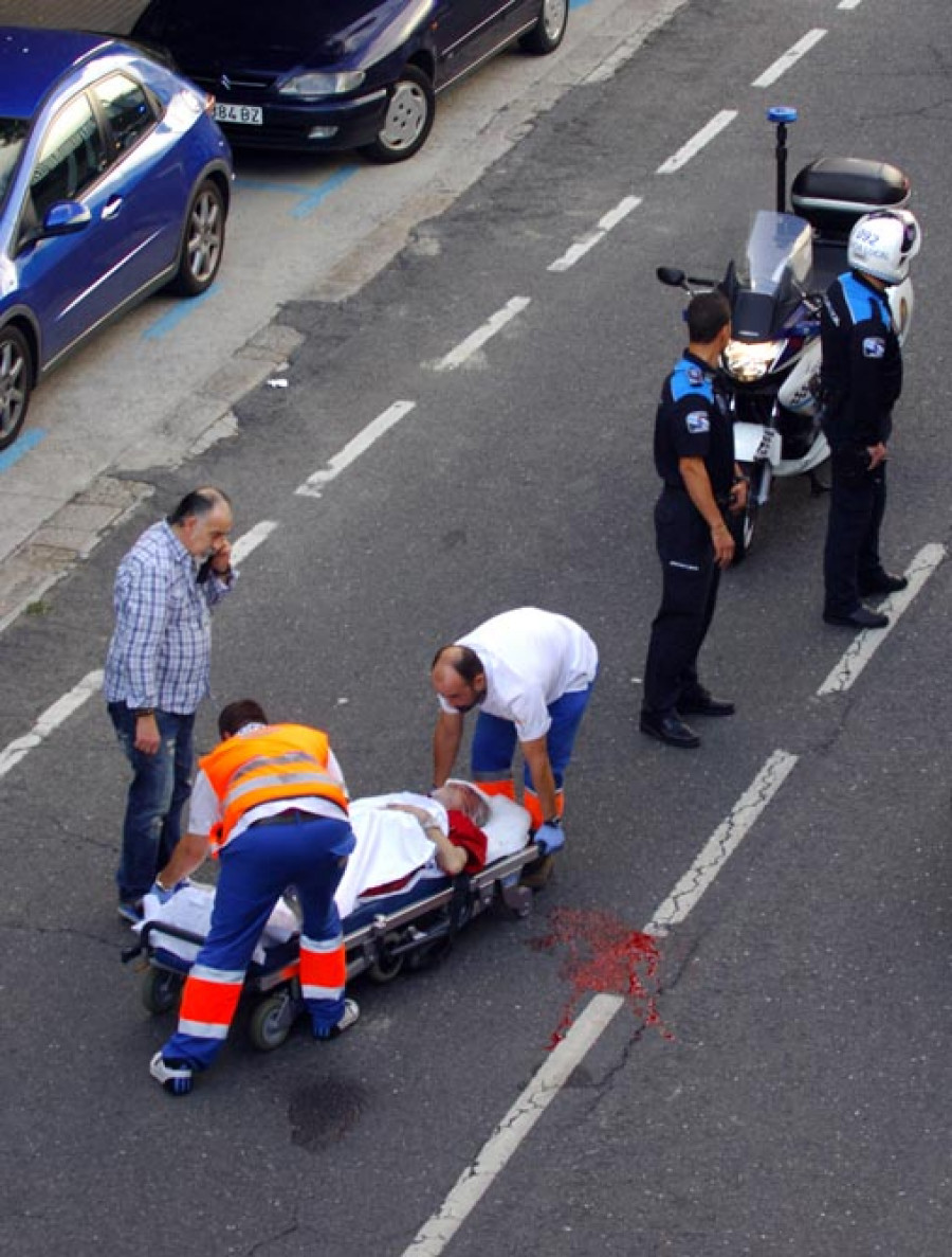 Herido Alfredo Cobas, uno de los coruñeses pioneros de las motos