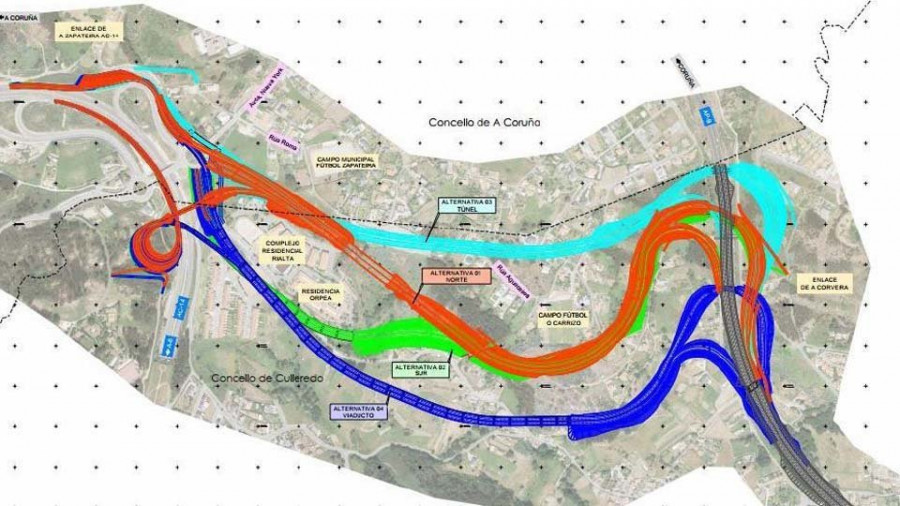 Fomento aprueba el anteproyecto del Vial 18 para conectar la Tercera Ronda con  la autopista AP-9