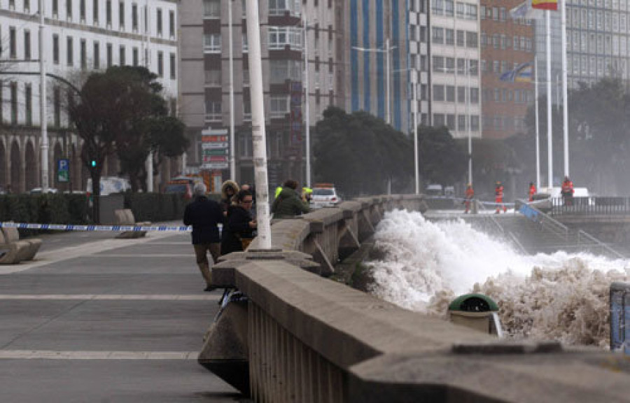 Vientos de 126 km: El temporal nos deja sin accesso a playas ni parques