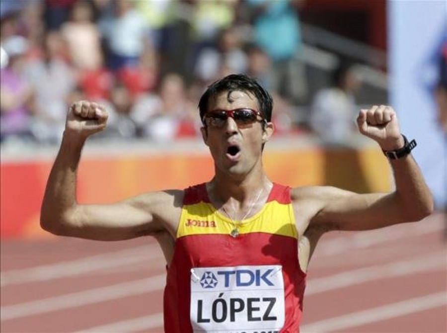 Miguel Ángel López, primer atleta murciano que es campeón del mundo