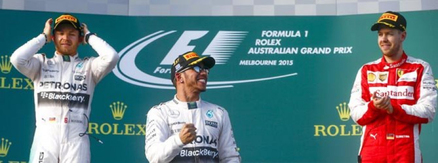 Hamilton domina las dos primeras tandas de libres