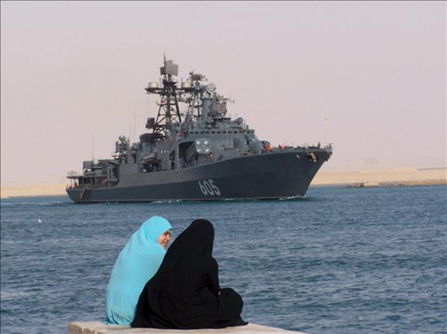 Un buque de guerra ruso zarpa rumbo a Siria para recoger datos del conflicto