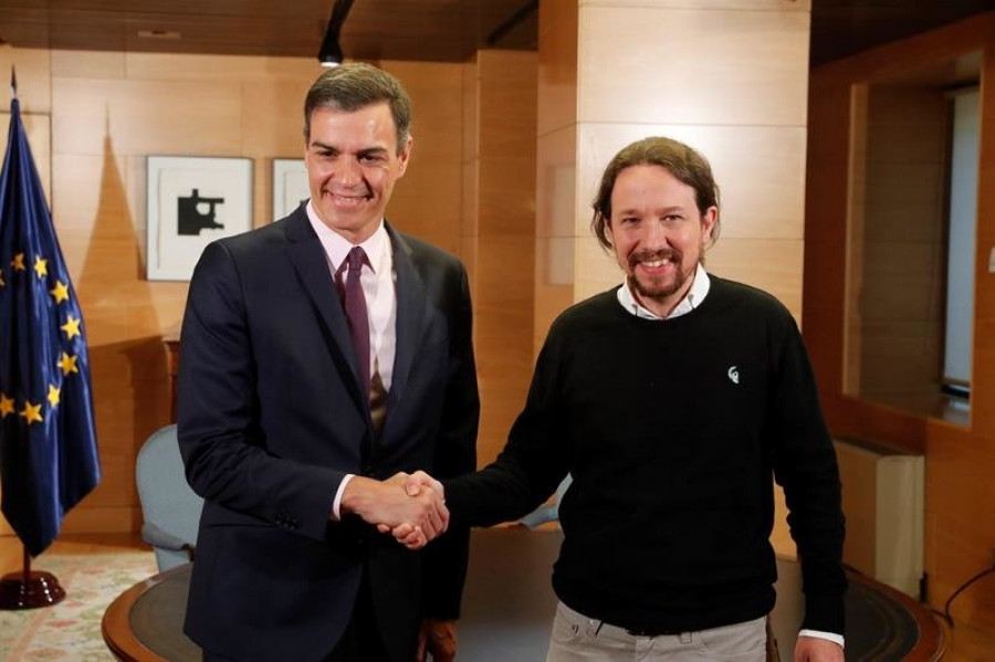 Sánchez propone a Iglesias un "Gobierno de cooperación"