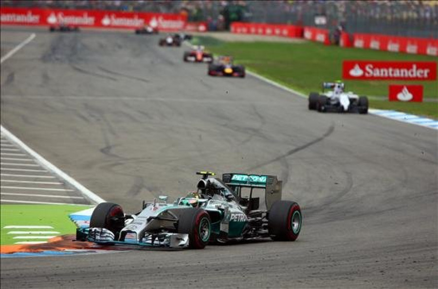 Rosberg, más líder tras ganar en Hockenheim, donde Alonso fue quinto