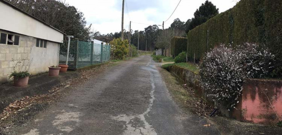 El Ayuntamiento licita las obras para la renovación del Camiño da Lagoa, en Mondego