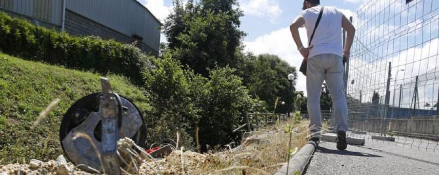 La reparación de los derrumbes del paseo de O Rañal costará 45.000 euros