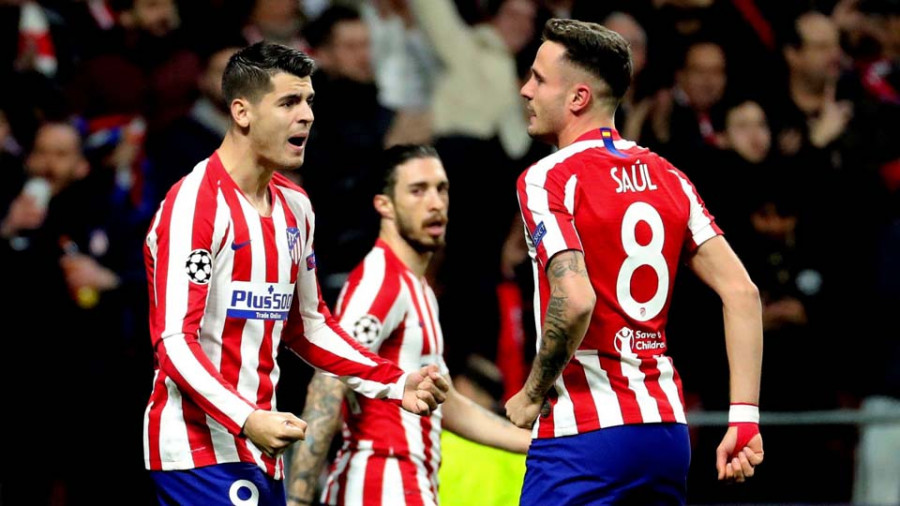 Saúl dio vida al Atlético