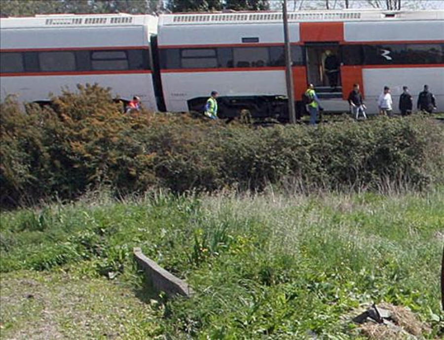 Muere arrollado por un tren de mercancías en Barra de Miño-Coles