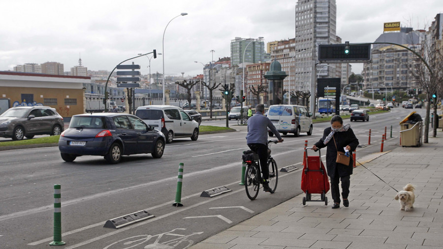 La bicicleta supone poco más del 1,3% de los desplazamientos en la ciudad