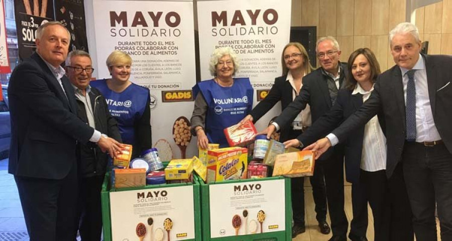 Gadis quiere donar productos a once bancos de alimentos con la campaña “Mayo Solidario”