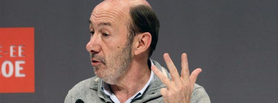 Rubalcaba propone que las empresas no puedan dar dinero a los partidos