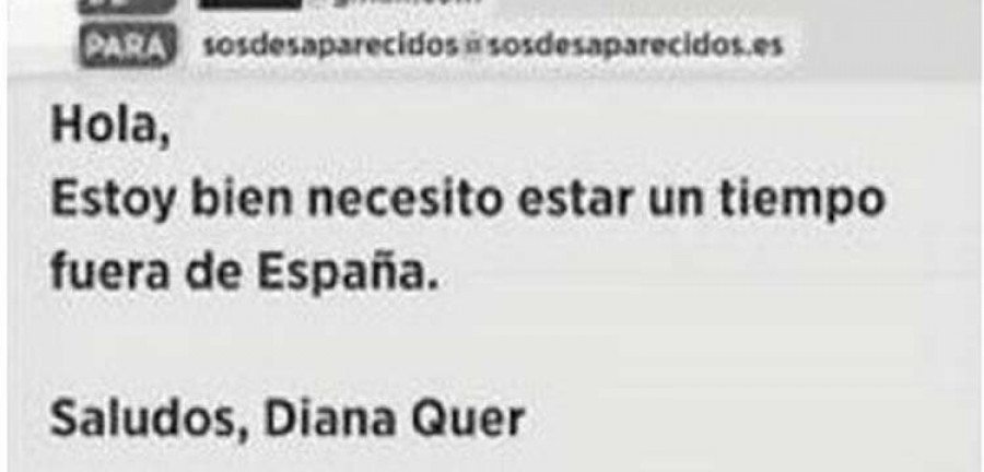 SOS Desaparecidos denuncia a Google para lograr el teléfono móvil del autor del e-mail que suplanta a Diana Quer