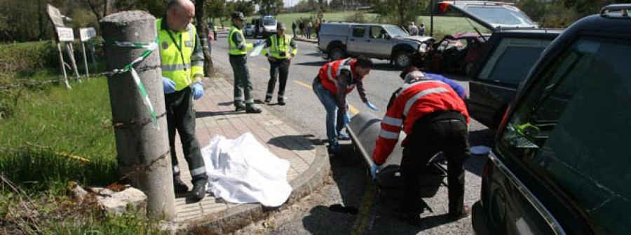 Fallece un matrimonio de A Coruña tras sufrir un accidente en Carballedo