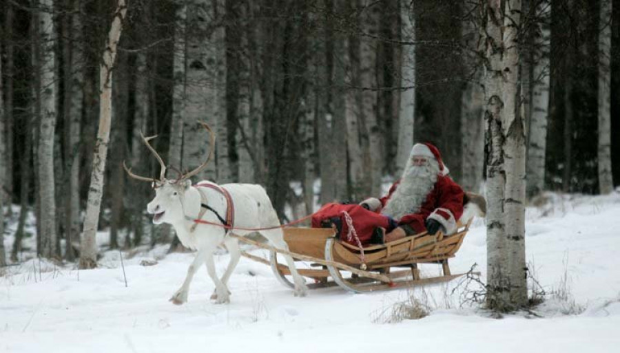 los renos de papá noel ya acusan los efectos del cambio climático