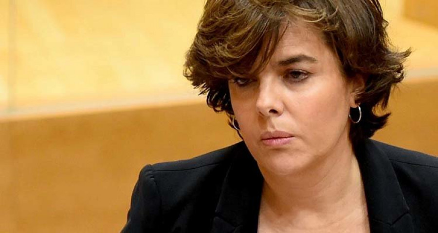 Soraya Sáenz de Santamaría asume las funciones del presidente de la Generalitat