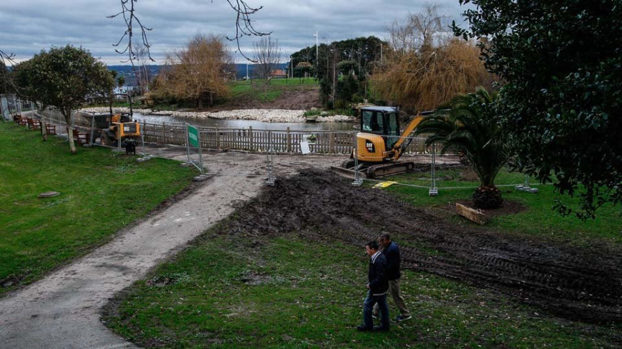 El estanque de Eirís culminará su recuperación a mediados de marzo