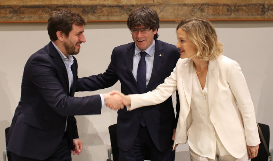 Puigdemont y Comín prevén participar en un acto político en el sur de Francia