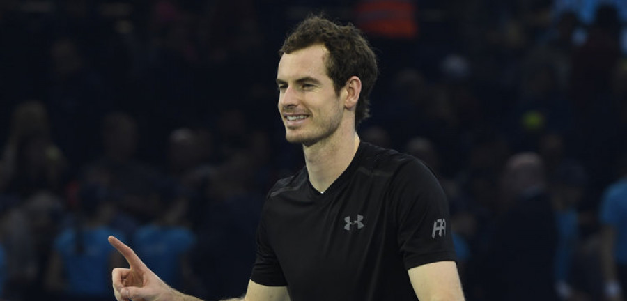 Murray cierra su gran año con otro título y  el Nº1 mundial