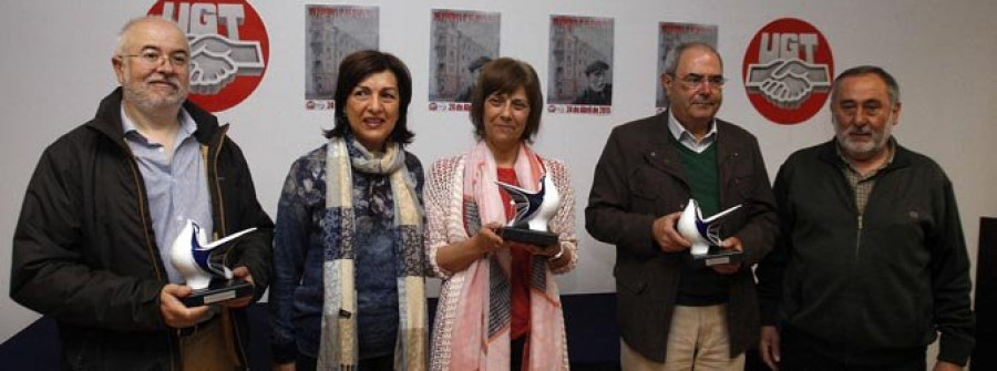 UGT premia con el Primero de Mayo a la plataforma de afectados por la hepatitis C