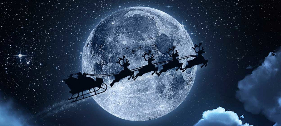 Sigue en tiempo real las paradas del viaje de Papa Noel