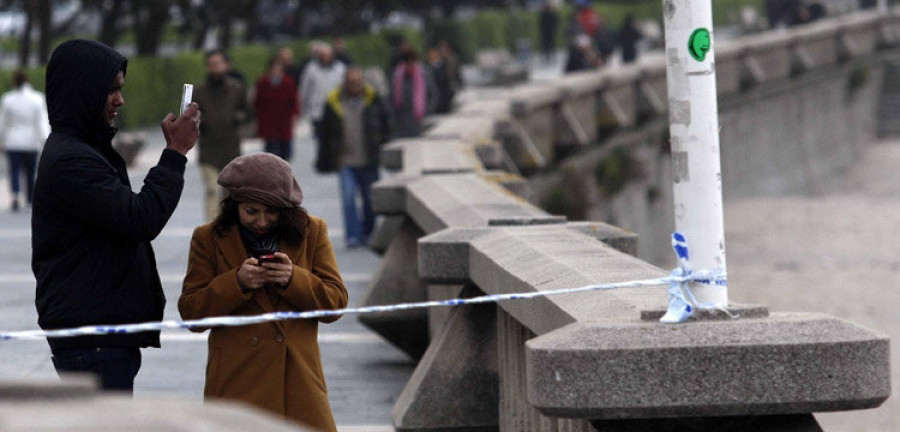 La ciudad se libra de otra alerta al desviarse la borrasca hacia el norte