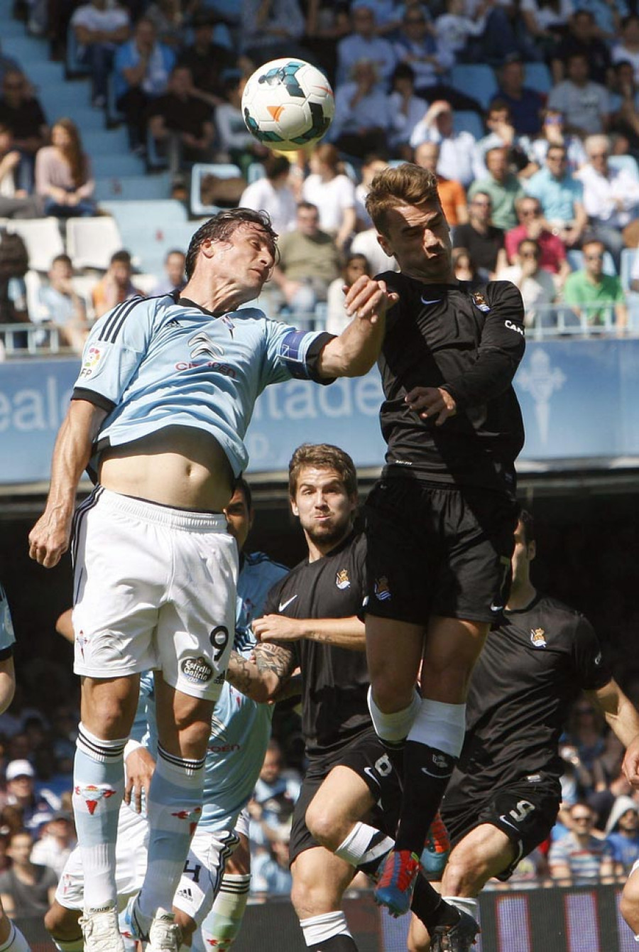 El Celta consigue rescatar un punto pese a terminar con diez hombres
