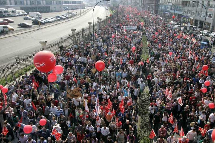 La Xunta cifra en un 35% el seguimiento de la huelga en la administración