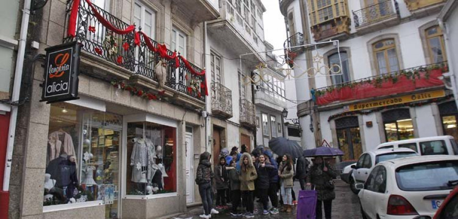 El casco histórico betanceiro, “estrella” de Navidad