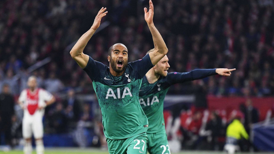 Lucas lleva al Tottenham a la  gran final de Madrid