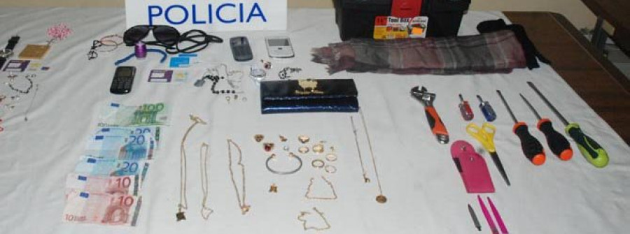 Desarticulada una red que robaba en viviendas de A Coruña, Castellón y Madrid