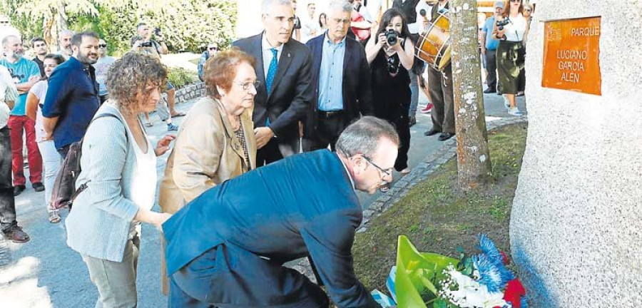 Buño recuerda a Luciano García Alén  en la inauguración de su fiesta oleira