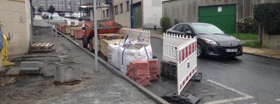 Culleredo mejora la seguridad vial en las calles del centro de O Burgo