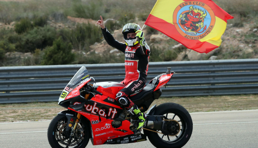 Álvaro Bautista recuerda su triunfo en Jerez