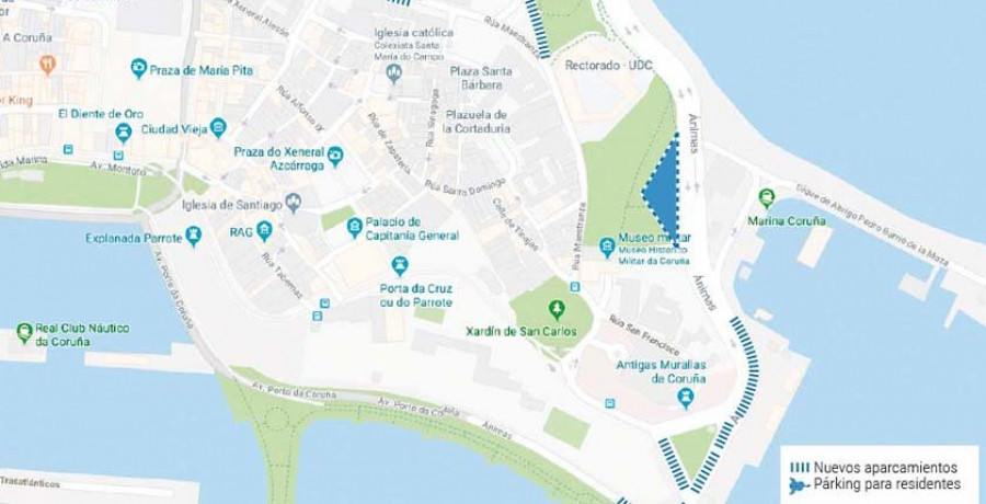 El Ayuntamiento rectifica y ofrece más plazas a los vecinos de la Ciudad Vieja