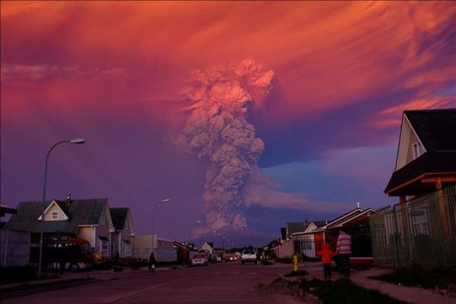 El volcán chileno Calbuco entra en erupción por tercera vez