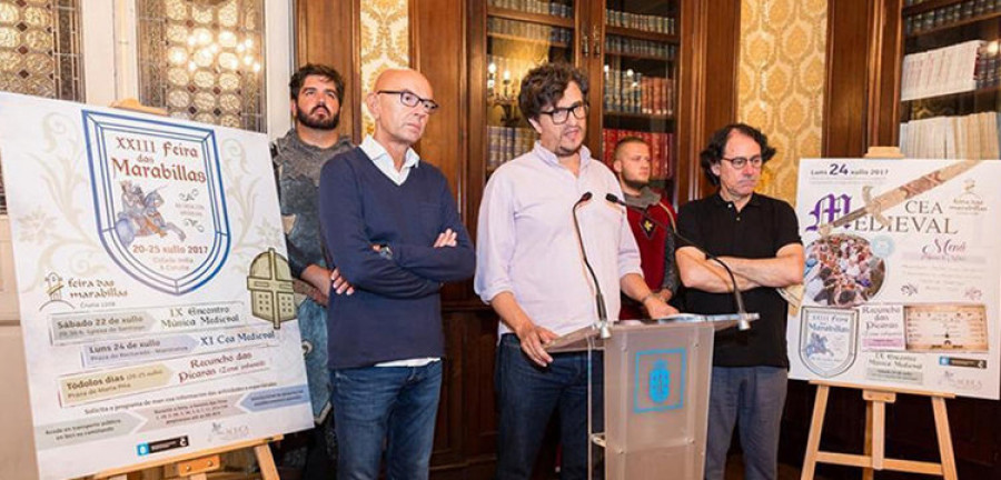 La Marea impone el traslado de la cena de la Feira das Marabillas para proteger la flora del jardín de San Carlos