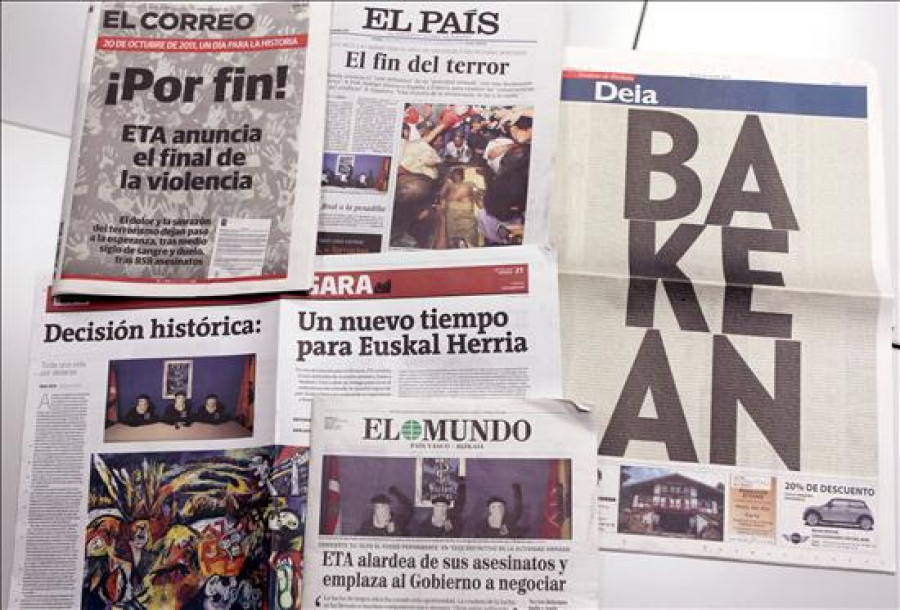 Un año sin la amenaza de ETA
